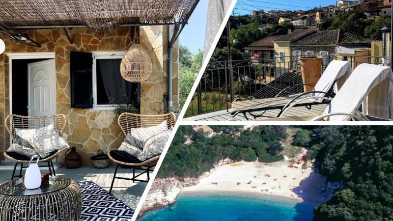 Villa Aspros - Traditionell, Ruhig Und Strandnah Λιαπάδες Εξωτερικό φωτογραφία